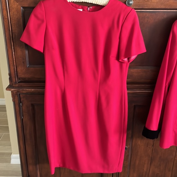 🎄🌟 ❌ CLEARANCE ❌Talbots Women’s 2-piece Holiday Dress and Velvet Trim Jacket - Picture 7 of 12